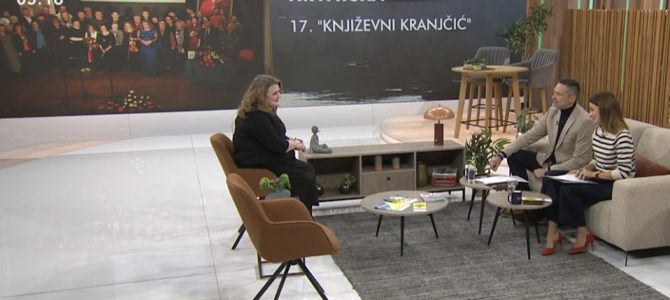 17. „KNJIŽEVNI KRANJČIĆ” NAJAVLJEN NA „DOBRO JUTRO, HRVATSKA”